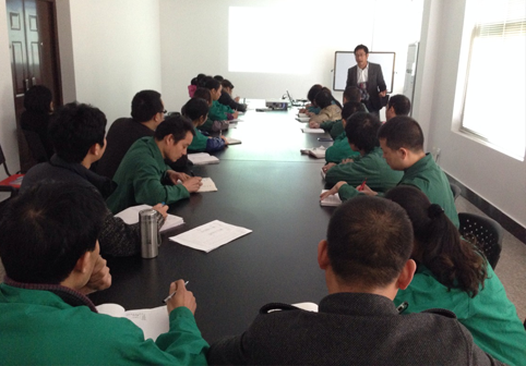 2013年浙江七星开展管理层干部培训会